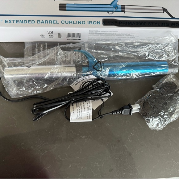 🌟BaBylissPRO Nano Titanium 1.25" Extended Barrel Curling Iron🌟NIB🌟 - Picture 3 of 7